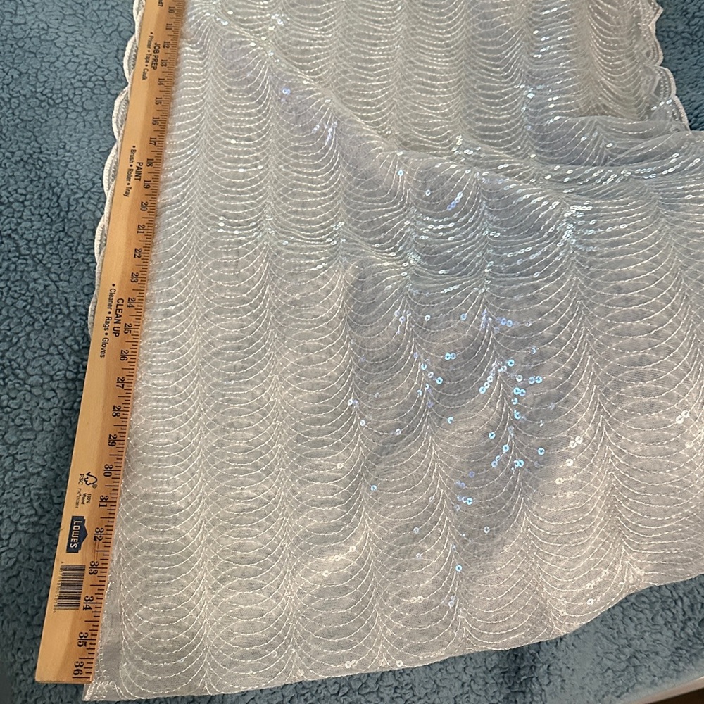 Cejon Ivory Sequin Wrap - Picture 10 of 10